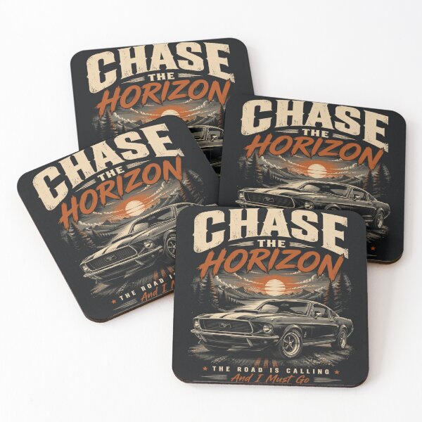 Item preview, Vintage Muscle Car Sunset Horizon Graphic Tee designed and sold by Hype-Loop71.