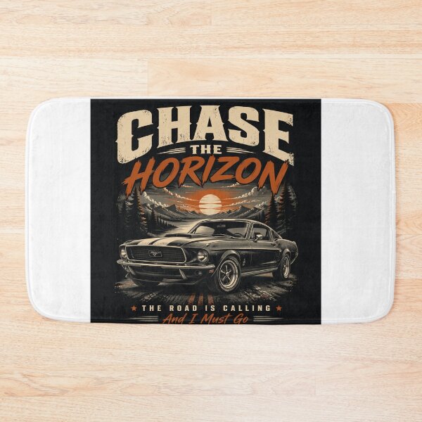 Item preview, Vintage Muscle Car Sunset Horizon Graphic Tee designed and sold by Hype-Loop71.