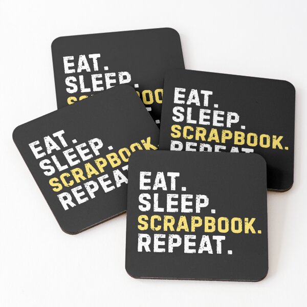 Item preview, Eat Sleep Scrapbook Repeat Funny Scrapbooking Hobby Humor designed and sold by lou731.