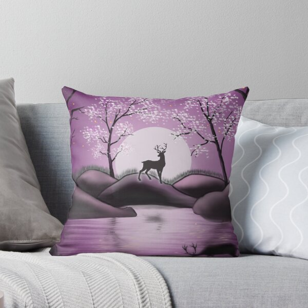 Item preview, Moonlit Serenity – Deer in the Silent Forest designed and sold by rrr-digitalarts.