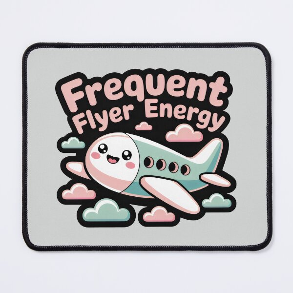 Item preview, Frequent Flyer Energy Cute Airplane Kawaii Travel designed and sold by SplashTastic.