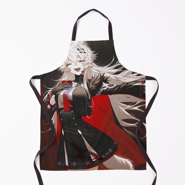 Item preview, Prelude Lappland Arknights Wolf Girl Red Cape Dark Fantasy Anime designed and sold by riadjamai.