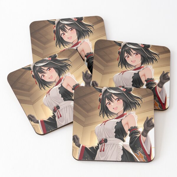 Item preview, Kitasan Black Uma Musume Maid Pose Warm Elegance designed and sold by riadjamai.