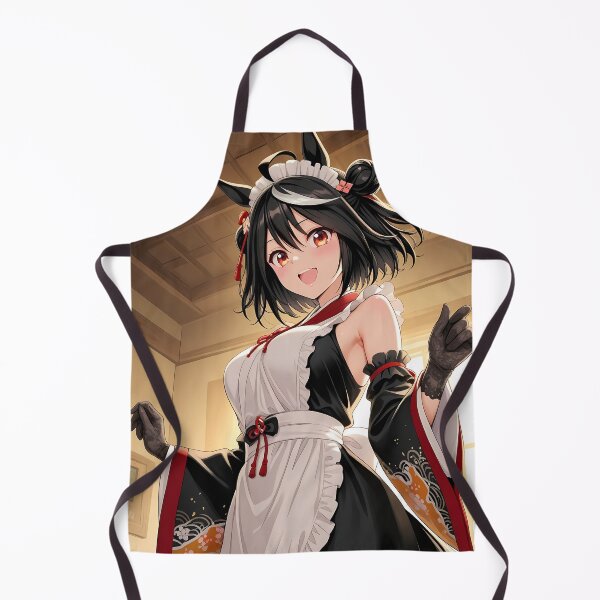Item preview, Kitasan Black Uma Musume Maid Pose Warm Elegance designed and sold by riadjamai.