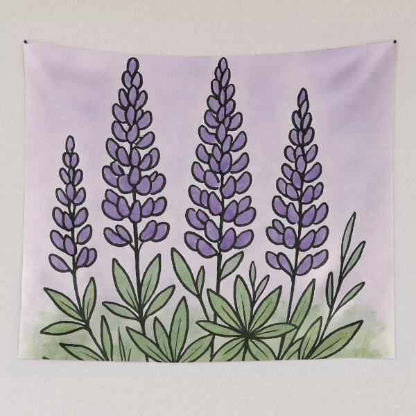 Item preview, Lupine Flowers  designed and sold by GraphicsClub.