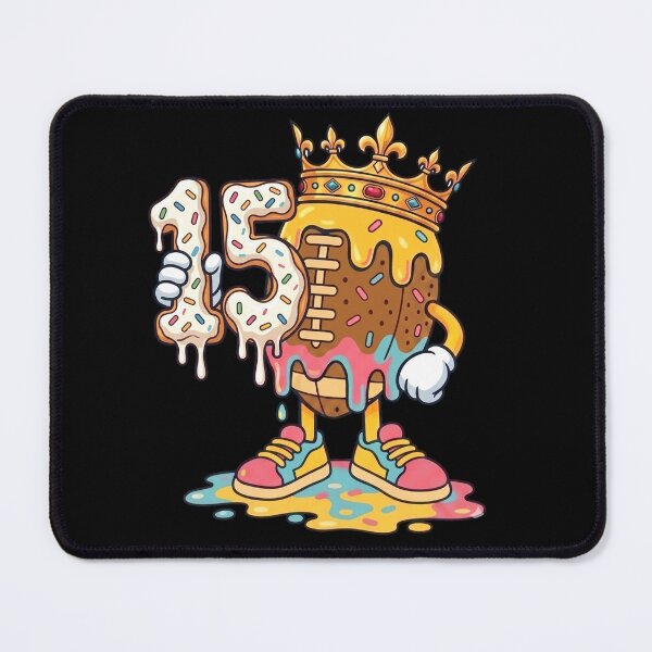 Item preview, Football 15th Birthday Ice Cream Drip Fifteen Year Old designed and sold by KIROSALS.