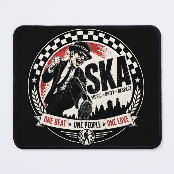 Item preview, Ska Rude Boy Logo – Vintage Checkerboard Ska Culture T-Shirt Design designed and sold by rude vibes shop.