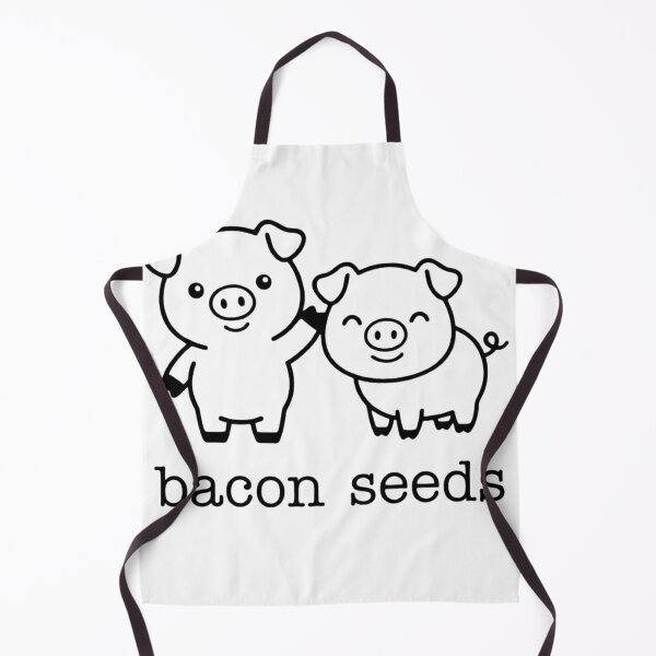 Item preview, Cute Bacon Seeds Funny Piglet Pun Minimalist Art designed and sold by haitrieuic96.
