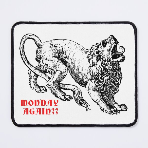Item preview, Monday Again?? - Medieval lion engraving designed and sold by R-A Designs.