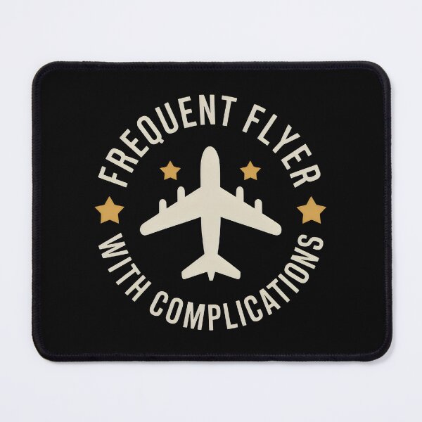 Item preview, Frequent Flyer With Complications Retro Pilot designed and sold by SplashTastic.