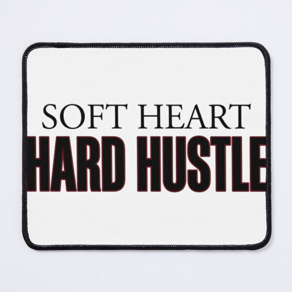 Item preview, Soft Heart Hard Hustle Bold Typography Art designed and sold by AlanyaArtX.