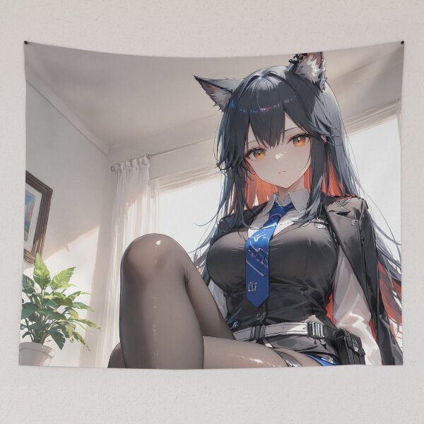 Item preview, Texas Confident Pose Arknights Prelude To Dawn Anime Girl designed and sold by riadjamai.