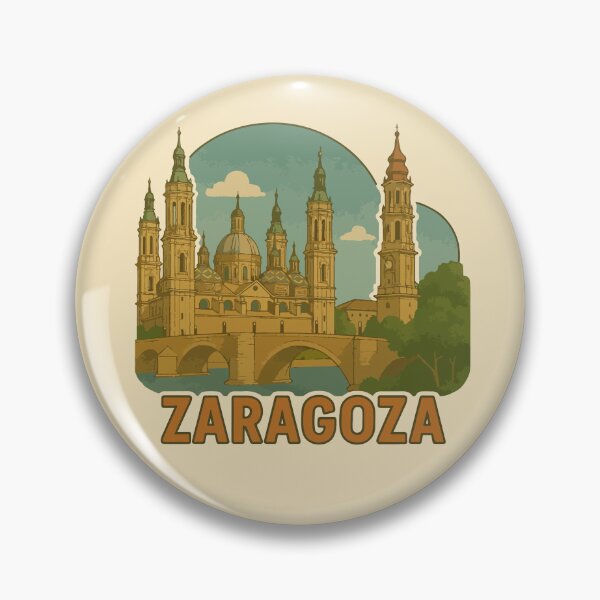 Item preview, Zaragoza Travel Souvenir Sticker designed and sold by rogue-design.