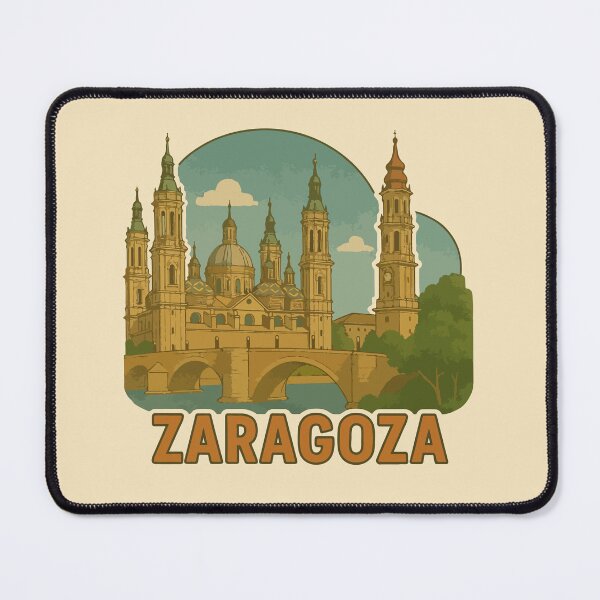 Item preview, Zaragoza Travel Souvenir Sticker designed and sold by rogue-design.