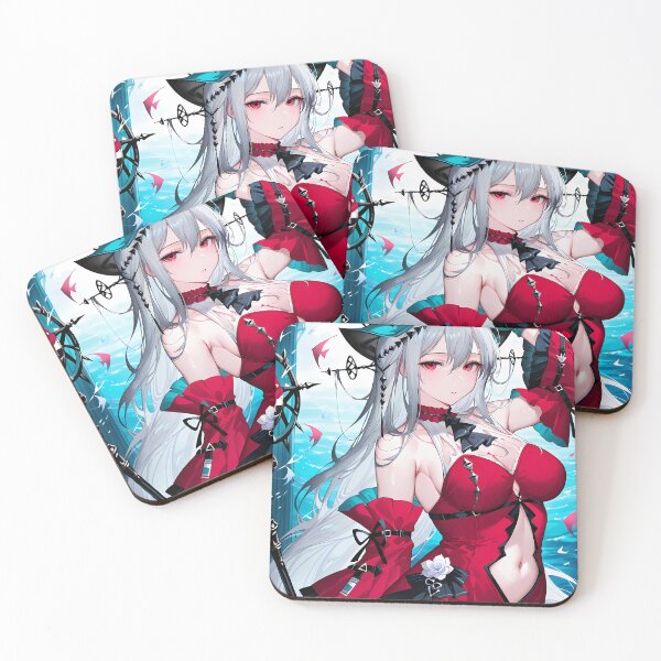 Item preview, Skadi Arknights Prelude To Dawn Red Witch Ocean Fantasy Scene designed and sold by riadjamai.