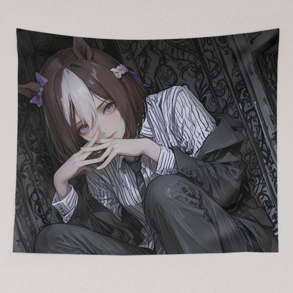 Item preview, Special Week Uma Musume Dark Monochrome Style designed and sold by riadjamai.