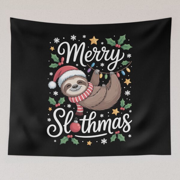 Item preview, Merry Slothmas Christmas for Sloth Lovers designed and sold by Formatage.