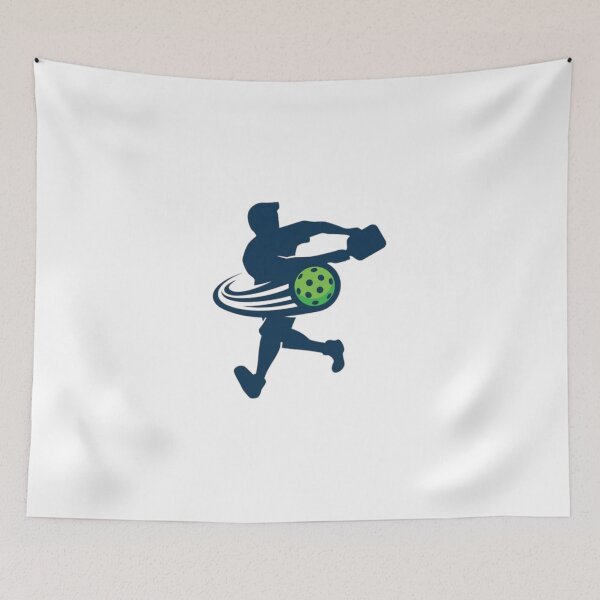 Item preview, Pickleball Player Silhouette – Dynamic Pickleball Paddle Sport Design designed and sold by Sashka-.