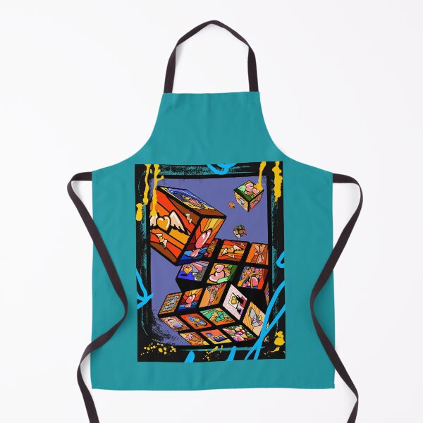 Item preview, Surreal Floating Cube Art Print designed and sold by EveOnlineStory.