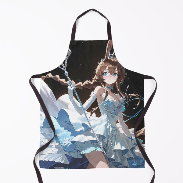 Item preview, Amiya Arknights Prelude To Dawn Anime Girl White Dress Fantasy Queen designed and sold by riadjamai.