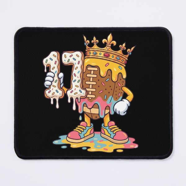 Item preview, Football 17th Birthday Ice Cream Drip Seventeen Year Old designed and sold by KIROSALS.