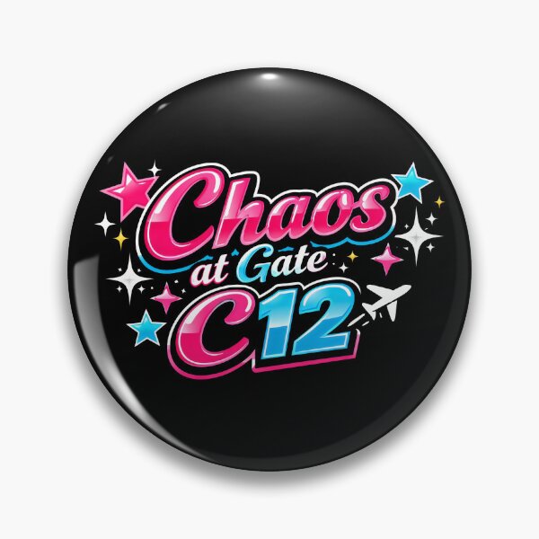 Item preview, Chaos at Gate C12 Airport Humor Flying designed and sold by SplashTastic.