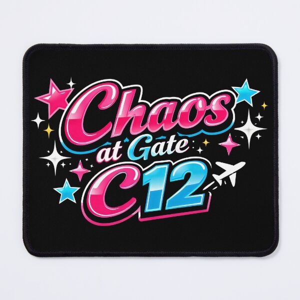Item preview, Chaos at Gate C12 Airport Humor Flying designed and sold by SplashTastic.