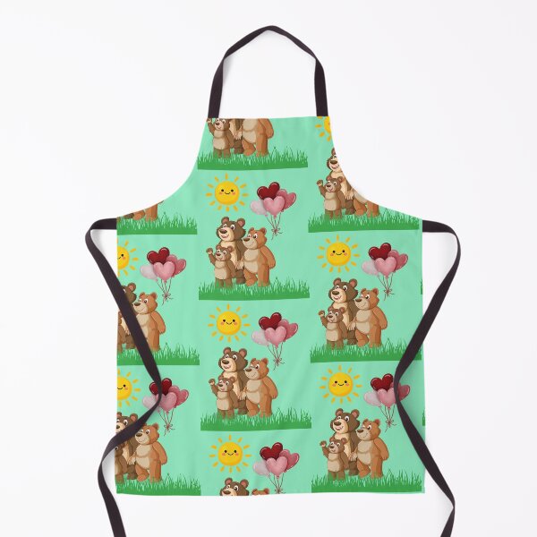 Item preview, Cute Teddy Bear Family with Balloons designed and sold by EveOnlineStory.