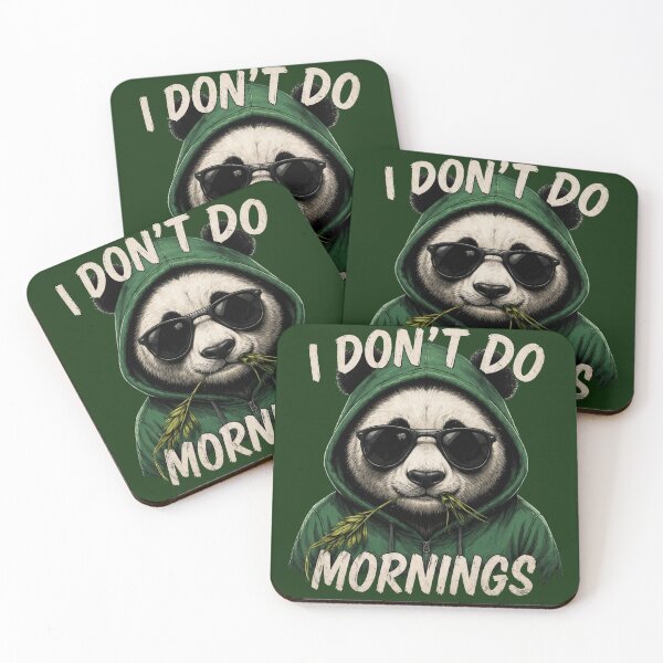 Item preview, I Don’t Do Mornings: Moody Panda designed and sold by Stefiivn.
