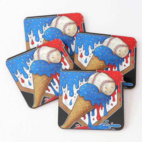 Item preview, Sweet Baseball Ice Cream Cone Graphic Design designed and sold by balidirectly201.