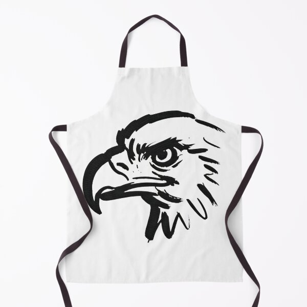 Item preview, Minimalist Bald Eagle Line Art Patriotic Wildlife Black Ink Design designed and sold by ArcticFoxStudio.