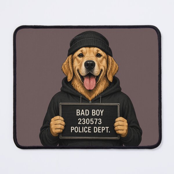 Item preview, Bad Boy: Labrador Mugshot designed and sold by Stefiivn.