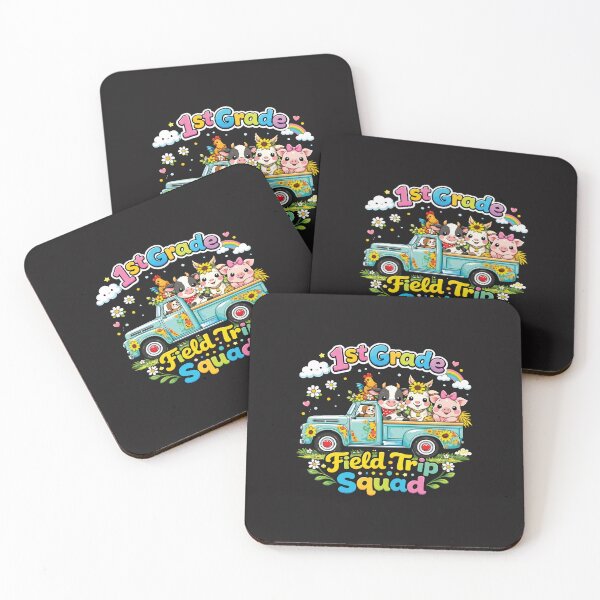 Item preview, 1st Grade Field Trip Squad Cute Farm Animals School Trip Kids Design designed and sold by kiralynstration.