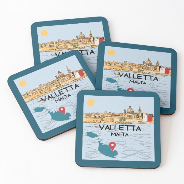 Item preview, Valletta Malta Travel designed and sold by AnulaArt.