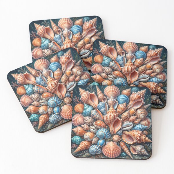 Item preview, Vibrant Collection of Seashells designed and sold by purplesensation.
