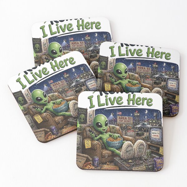 Item preview, Funny Alien Shirt – Rent? I Live Here, Area 51 Alien T-Shirt, Cute UFO Humor Tee, Sci-Fi Meme Shirt, Alien Lover Gift designed and sold by MangadiDesigns.