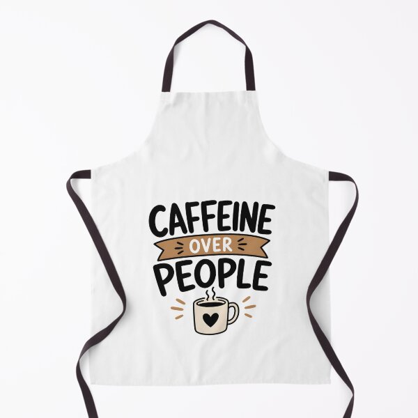 Item preview, Caffeine Over People Funny Coffee Introvert Quote designed and sold by TheLazyVibe.