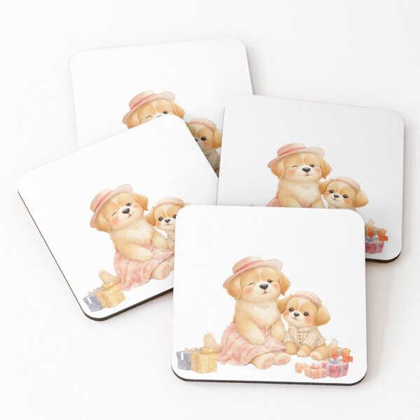 Item preview, Mother's Day Golden Retriever Art designed and sold by Kedspicedesign.