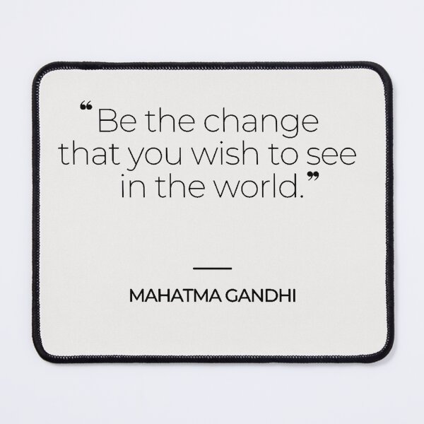 Item preview, Mahatma Gandhi Famous Quotes designed and sold by TonsPOD.