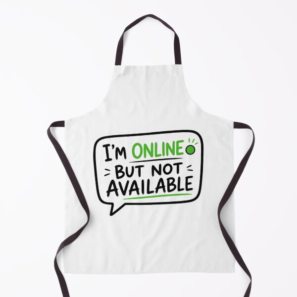 Item preview, I’m Online But Not Available – Funny Introvert Status Sticker designed and sold by Elviqus Shop.