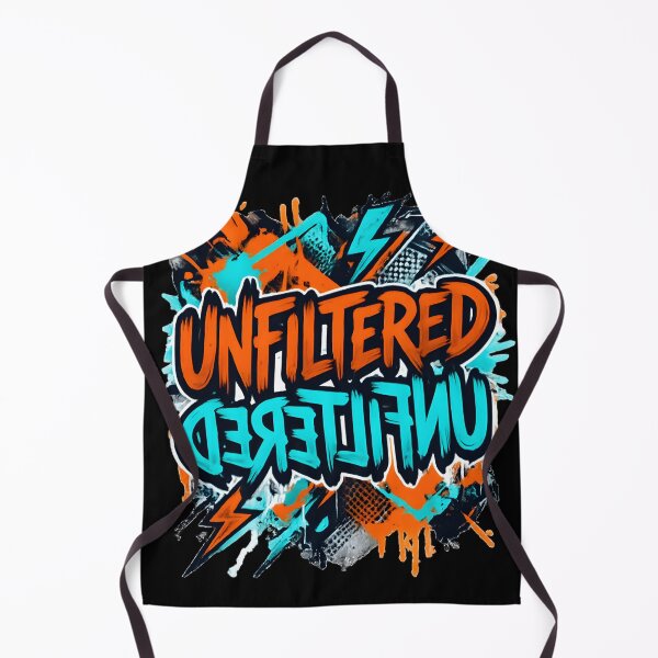 Item preview, Unfiltered — Mirrored Graffiti Typography Tee | Bold Street Art Shirt | Urban Streetwear Gift | Edgy Gen Z Fashion | Unique Designer Shirt designed and sold by Abhi0.