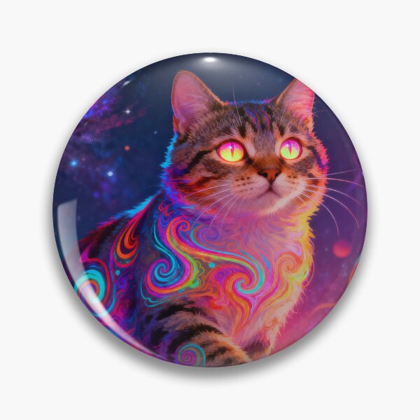 Item preview, Flying Cat – Psychedelic Space Adventure designed and sold by emiiemilova.