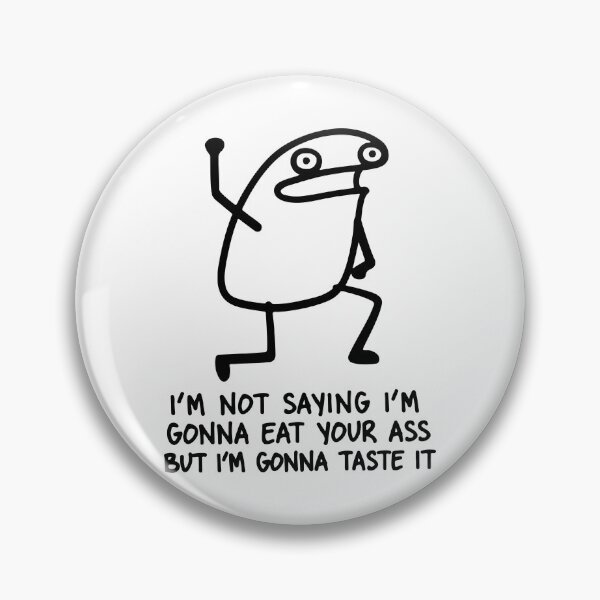 Item preview, Funny Rude Meme - I'm Gonna Taste It Flork Stick Figure Sticker designed and sold by Antonio Piguave.
