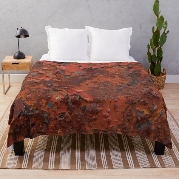 Aperçu de l'œuvre Fond métallique grunge à texture rouille créée et vendue par The Rust Lab.