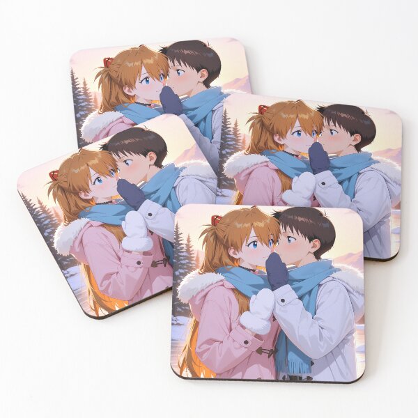 Artikelvorschau, Shinji Ikari Evangelion Winter Sunset Nahaufnahme entworfen und verkauft von bystudiolereve.
