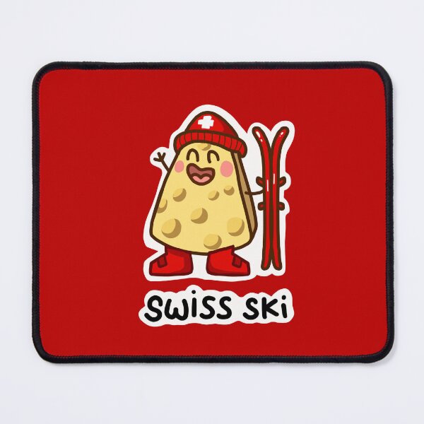 Item preview, Swiss ski cheese mountain sport designed and sold by sianelliot.