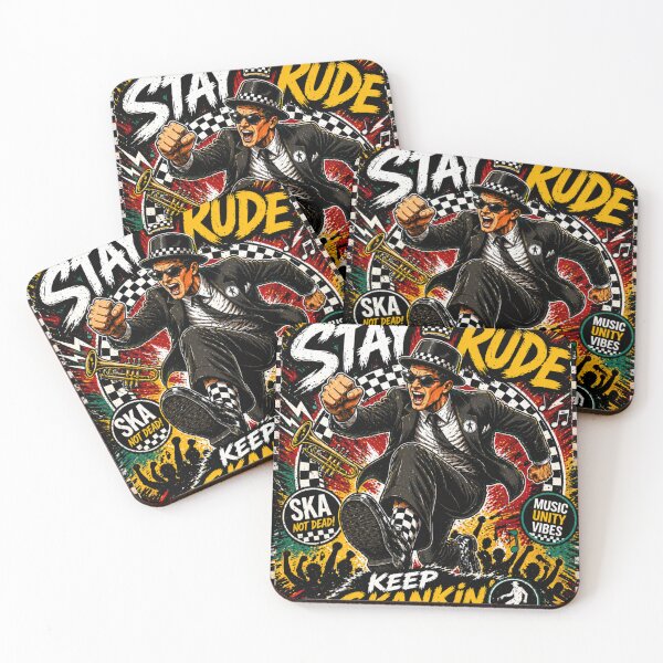Item preview, Stay Rude Keep Skankin – Rude Boy Ska Culture Vintage T-Shirt Design designed and sold by rude vibes shop.