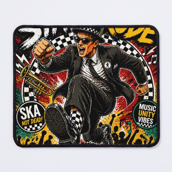 Item preview, Stay Rude Keep Skankin – Rude Boy Ska Culture Vintage T-Shirt Design designed and sold by rude vibes shop.