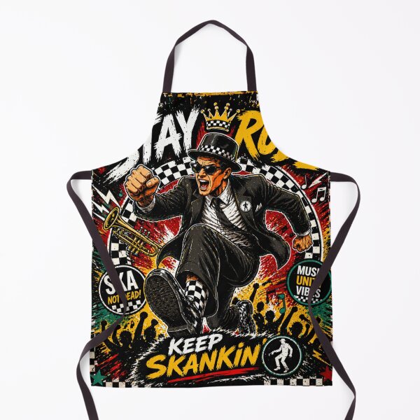 Item preview, Stay Rude Keep Skankin – Rude Boy Ska Culture Vintage T-Shirt Design designed and sold by rude vibes shop.