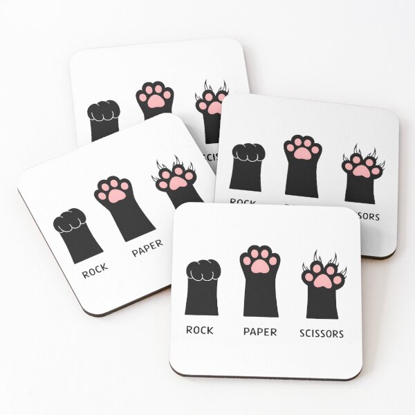 Item preview, Cat Paws Rock Paper Scissors Paw Print Shirt designed and sold by Dmo3HarkoArt.